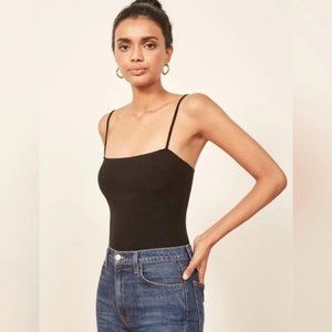 Reformation Crystal Bodysuit Size M - Black